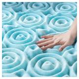 Zoned Memory Foam Mattress Topper Twin / 3" (returned item/like new)