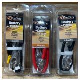 DEKA Battery Cable Top Post Terminal lot of 3