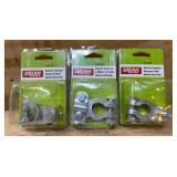 Uriah Battery Terminal Wing-nut Style Marine Brass Nut lot of 3