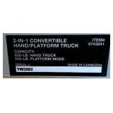 Strongway 2-in-1 Convertible Hand Truck (sold as is)