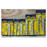 Irwin Rotary Masonry Drill Bit/ High Speed Steel lot of 8