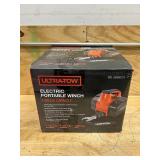 Ultra-Tow Portable Electric Winch, Trailer Winch A380 Aluminum Housing Brushless Motor with 1100 Lbs Capacity, 120 Volt Winch Electric Winch (non working / sold as is)