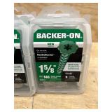 #9 x 1-5/8 in. Serrated Flat Head Star Drive Cement Board Screws (140-Pack) (lot of 4)