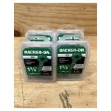 #9 x 1-5/8 in. Serrated Flat Head Star Drive Cement Board Screws (140-Pack) (lot of 4)