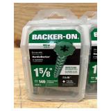 #9 x 1-5/8 in. Serrated Flat Head Star Drive Cement Board Screws (140-Pack) (lot of 4)