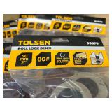 TOLSEN roll lock discs (lot of 9)