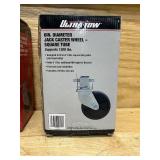 Ultra-tow Jack caster wheel square tube (lot of 2)