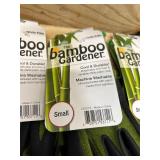 Bellingham Bamboo Gardener Unisex Palm-dipped Gardening Gloves Green S (lot of 4)