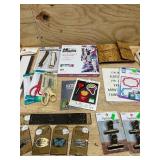 Box of assorted arts and crafts