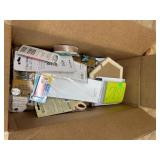 Box of assorted arts and crafts