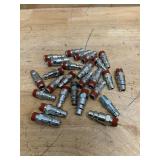 Various sized air plugs