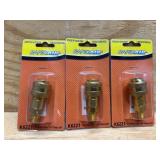 RapidAir Quick Coupler, 1/4in. Male NPT, Model# K6221 (lot of 3)