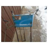 Vintage Home Lite snow blower. Consignor says it runs but needs belts. As shown.