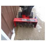 Murry 5/24 snow blower with electric start. Used condition. Tested & works. As shown.