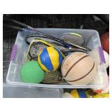 MIXED SPORTS BALLS , CARRY BAGS , GLOVES AND RAQUETS