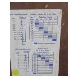 LAKESHORE,  RAINBOW,  HEIGHT ADJUSTABLE TABLES