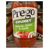 Prego Chunky Tomato, Onion & Garlic Sauce 24 oz - 9-Pack