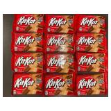 Lot of 12 Kit Kat Chocolate Frosted Donut 1.5 oz Bars - BB 08/2025