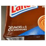 IA 4 - Lance Nekot Peanut Butter Sandwich Cookies 20 Packs, 9/27/2025 Expiry
