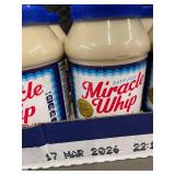 WY - Miracle Whip Dressing 30 oz Jar - 6-Pack