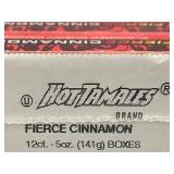 IL 2 - Hot Tamales Fierce Cinnamon Candy 12-Box Case, 5 oz Each, Best By 11/2024