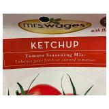 Mrs. Wages Ketchup Tomato Seasoning Mix, 6 x 5 oz Pouches, Best By 11/2025