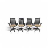 4 Haworth Task Chairs