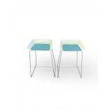 2 Steelcase Pub Style Seats