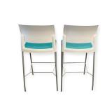 2 Steelcase Pub Stools