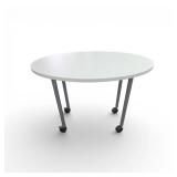 Oval Table on Wheels  42x24x29