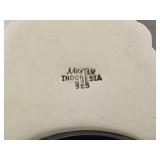 Merav Sodalite Statement Necklace & Sterling Pendant (Stamped 925)