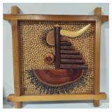 Wood Folk Art Sail Boat