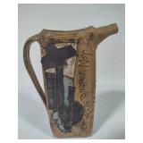 Studio A Stamped Pottery Vase