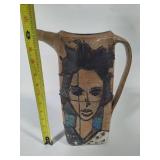 Studio A Stamped Pottery Vase