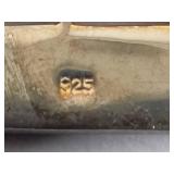 925/Sterling Chains w/Abalone Pendants