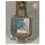 925/Sterling Chains w/Stone Pendants