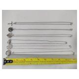 925/Sterling Necklaces w/Small Pendants