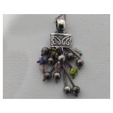 950/Sterling Pendant & 925/Sterling Necklace