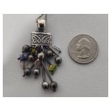 950/Sterling Pendant & 925/Sterling Necklace