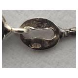 950/Sterling Pendant & 925/Sterling Necklace