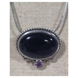 925 Sterling Necklaces w/Pendants + 950 Ring