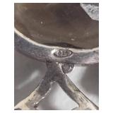 925 Sterling & Citrine Pendant w/925 Stamped Necklace