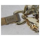 Lot of Vintage Style Gold Tone Bracelets