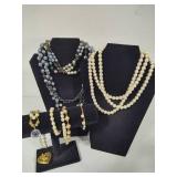 Pearl Accented Costume Jewelry Lot