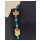 Heavy Unique Beaded Necklace