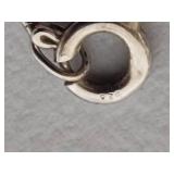 Merav Bali 925/Sterling Silver Starburst Shell Pendant & 925 Necklace