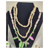 Coral/Beachy Themed Jewelry & Misc Shells