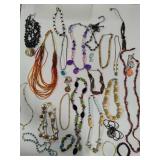 Lot of Beaded Costume Jewelry
