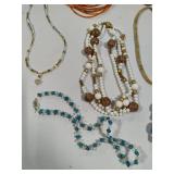 Lot of Beaded Costume Jewelry