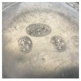 Pair of Antique English Pewter Bowls